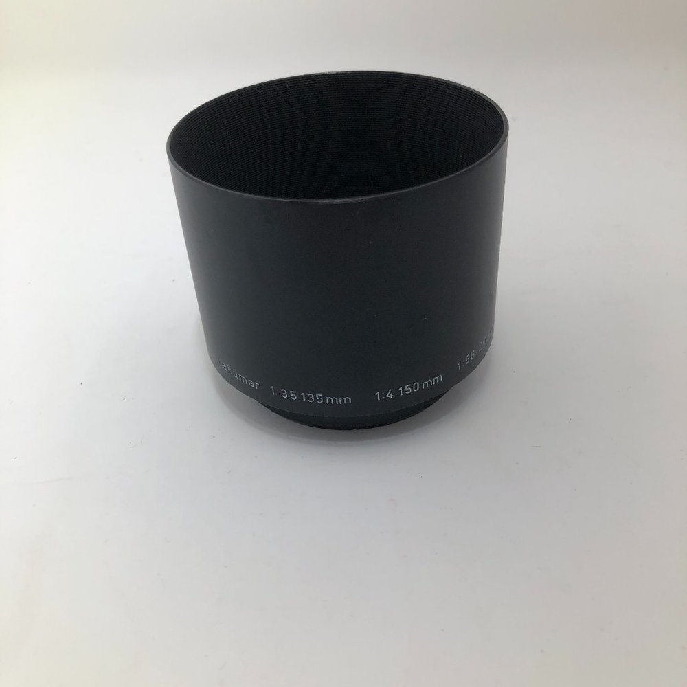 Takumar 1:3.5 135mm 1:4 150mm metal lens hood Asahi Opt Co Japan 49mm